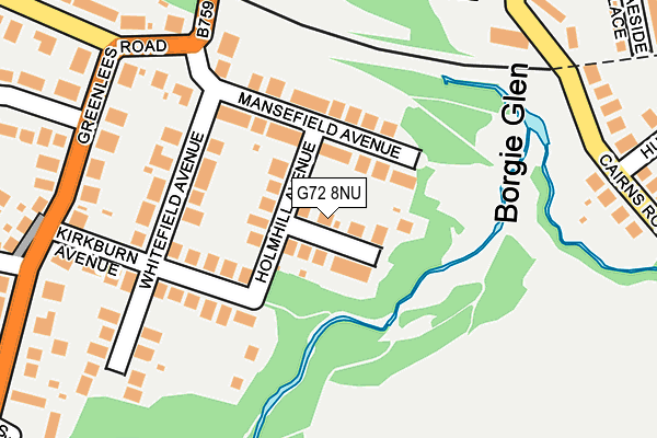 G72 8NU map - OS OpenMap – Local (Ordnance Survey) G72 8NU map - OS OpenMap – Local (Ordnance Survey)