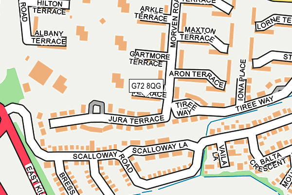 G72 8QG map - OS OpenMap – Local (Ordnance Survey) G72 8QG map - OS OpenMap – Local (Ordnance Survey)