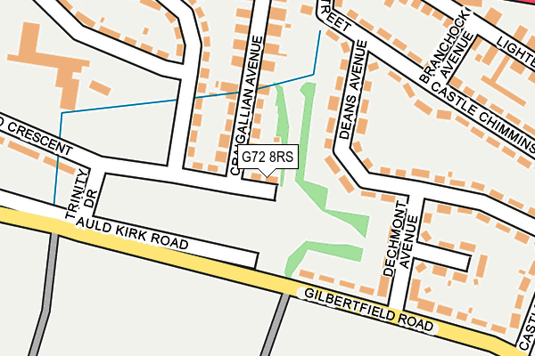 G72 8RS map - OS OpenMap – Local (Ordnance Survey) G72 8RS map - OS OpenMap – Local (Ordnance Survey)