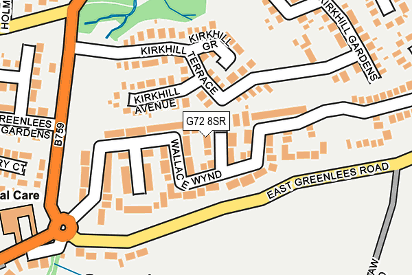 G72 8SR map - OS OpenMap – Local (Ordnance Survey) G72 8SR map - OS OpenMap – Local (Ordnance Survey)