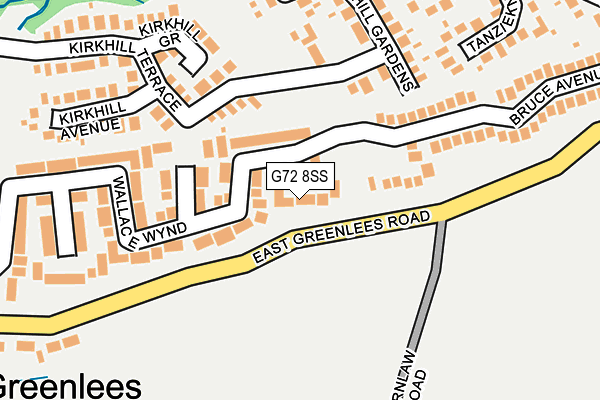 G72 8SS map - OS OpenMap – Local (Ordnance Survey) G72 8SS map - OS OpenMap – Local (Ordnance Survey)