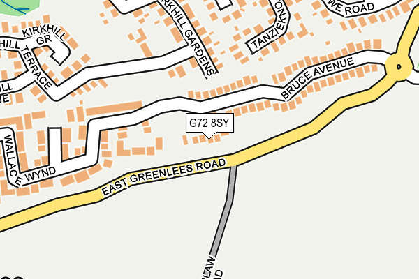 G72 8SY map - OS OpenMap – Local (Ordnance Survey) G72 8SY map - OS OpenMap – Local (Ordnance Survey)