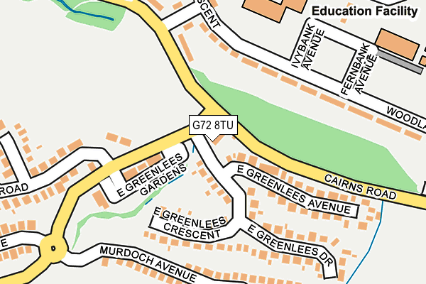 G72 8TU map - OS OpenMap – Local (Ordnance Survey) G72 8TU map - OS OpenMap – Local (Ordnance Survey)