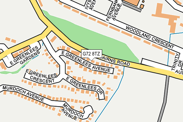 G72 8TZ map - OS OpenMap – Local (Ordnance Survey) G72 8TZ map - OS OpenMap – Local (Ordnance Survey)