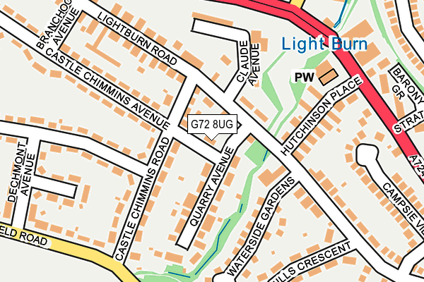 G72 8UG map - OS OpenMap – Local (Ordnance Survey) G72 8UG map - OS OpenMap – Local (Ordnance Survey)