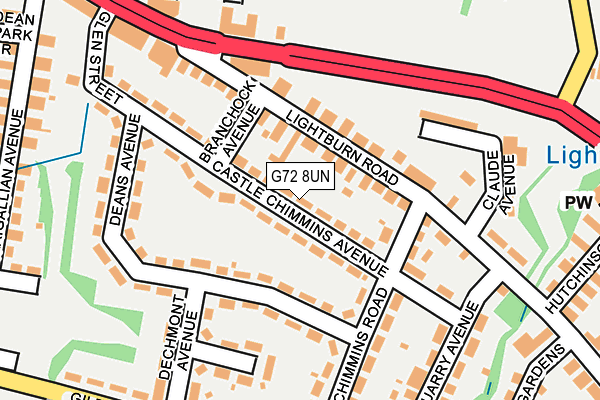 G72 8UN map - OS OpenMap – Local (Ordnance Survey) G72 8UN map - OS OpenMap – Local (Ordnance Survey)