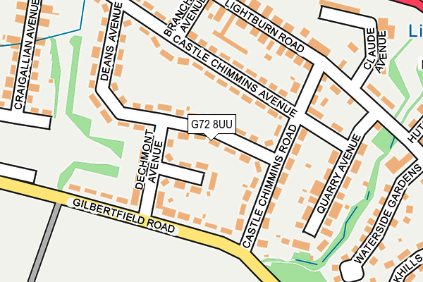 G72 8UU map - OS OpenMap – Local (Ordnance Survey) G72 8UU map - OS OpenMap – Local (Ordnance Survey)