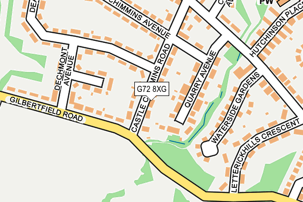 G72 8XG map - OS OpenMap – Local (Ordnance Survey) G72 8XG map - OS OpenMap – Local (Ordnance Survey)