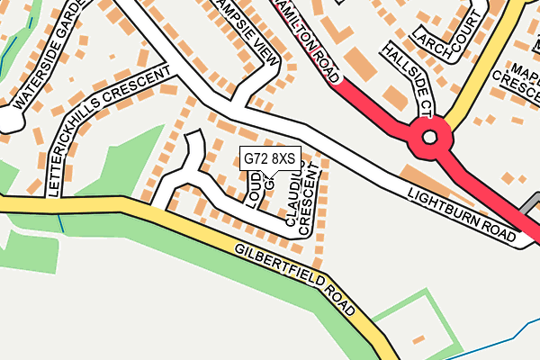 G72 8XS map - OS OpenMap – Local (Ordnance Survey) G72 8XS map - OS OpenMap – Local (Ordnance Survey)