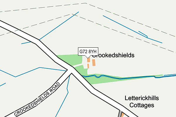 G72 8YH map - OS OpenMap – Local (Ordnance Survey) G72 8YH map - OS OpenMap – Local (Ordnance Survey)