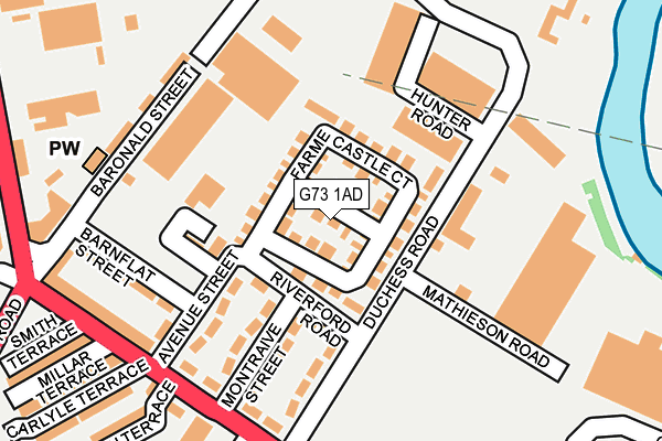 G73 1AD map - OS OpenMap – Local (Ordnance Survey) G73 1AD map - OS OpenMap – Local (Ordnance Survey)