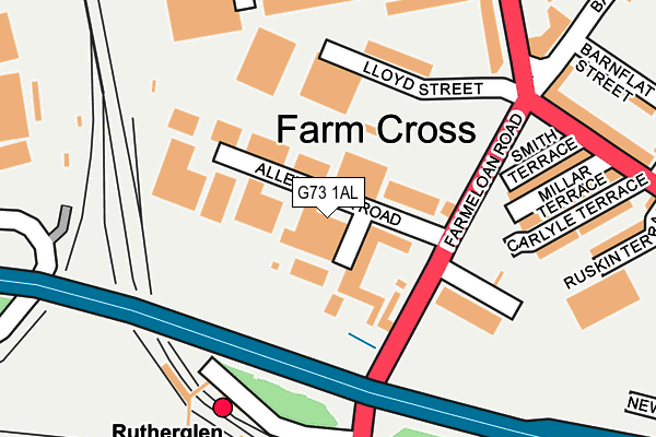 G73 1AL map - OS OpenMap – Local (Ordnance Survey) G73 1AL map - OS OpenMap – Local (Ordnance Survey)