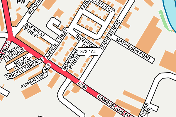 G73 1AU map - OS OpenMap – Local (Ordnance Survey) G73 1AU map - OS OpenMap – Local (Ordnance Survey)