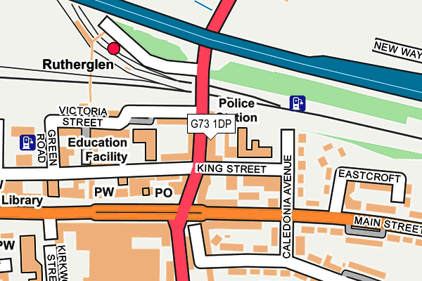 G73 1DP map - OS OpenMap – Local (Ordnance Survey) G73 1DP map - OS OpenMap – Local (Ordnance Survey)