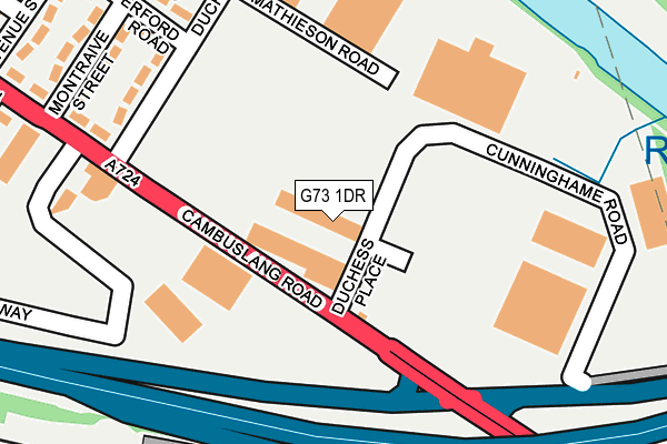 G73 1DR map - OS OpenMap – Local (Ordnance Survey) G73 1DR map - OS OpenMap – Local (Ordnance Survey)