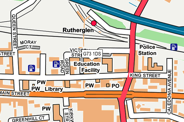 G73 1DS map - OS OpenMap – Local (Ordnance Survey) G73 1DS map - OS OpenMap – Local (Ordnance Survey)