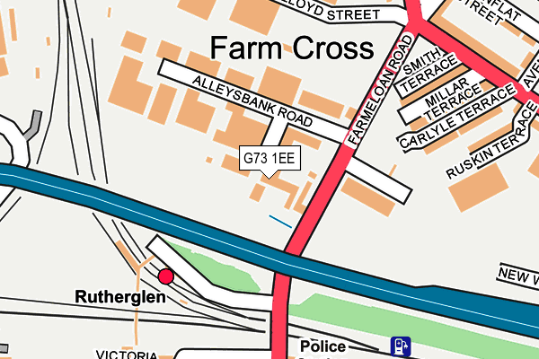 G73 1EE map - OS OpenMap – Local (Ordnance Survey) G73 1EE map - OS OpenMap – Local (Ordnance Survey)