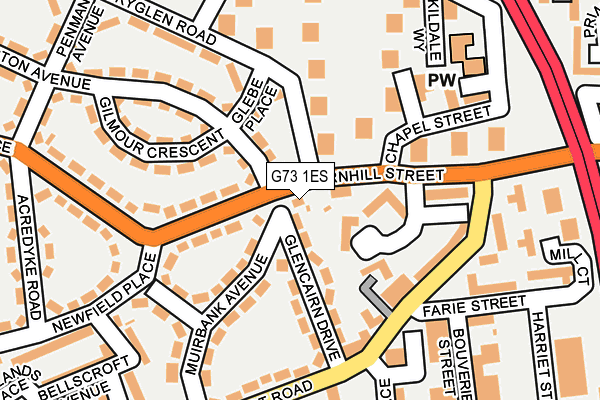 G73 1ES map - OS OpenMap – Local (Ordnance Survey) G73 1ES map - OS OpenMap – Local (Ordnance Survey)