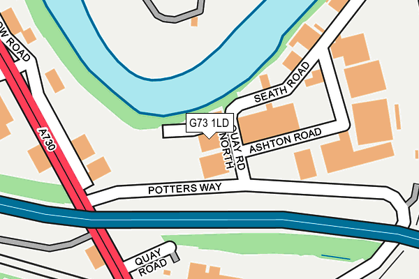 G73 1LD map - OS OpenMap – Local (Ordnance Survey) G73 1LD map - OS OpenMap – Local (Ordnance Survey)