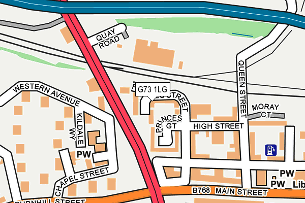 G73 1LG map - OS OpenMap – Local (Ordnance Survey) G73 1LG map - OS OpenMap – Local (Ordnance Survey)