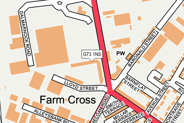 G73 1NS map - OS OpenMap – Local (Ordnance Survey) G73 1NS map - OS OpenMap – Local (Ordnance Survey)
