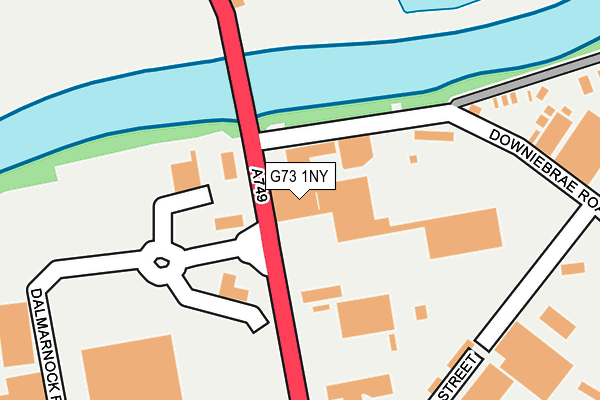 G73 1NY map - OS OpenMap – Local (Ordnance Survey) G73 1NY map - OS OpenMap – Local (Ordnance Survey)