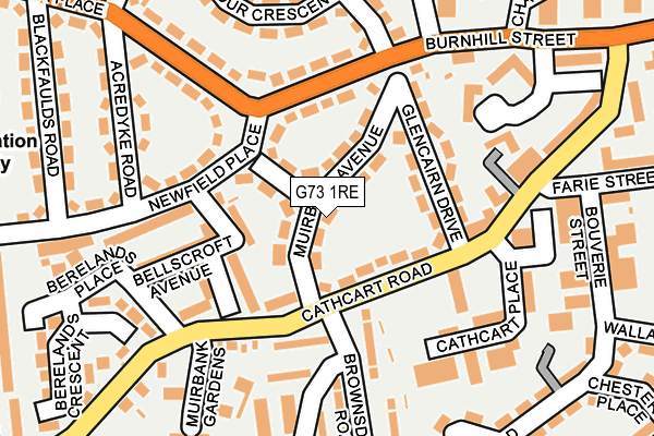 G73 1RE map - OS OpenMap – Local (Ordnance Survey) G73 1RE map - OS OpenMap – Local (Ordnance Survey)