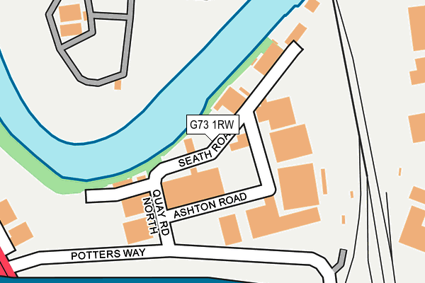 G73 1RW map - OS OpenMap – Local (Ordnance Survey) G73 1RW map - OS OpenMap – Local (Ordnance Survey)
