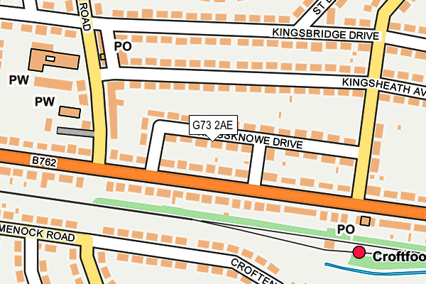 G73 2AE map - OS OpenMap – Local (Ordnance Survey) G73 2AE map - OS OpenMap – Local (Ordnance Survey)