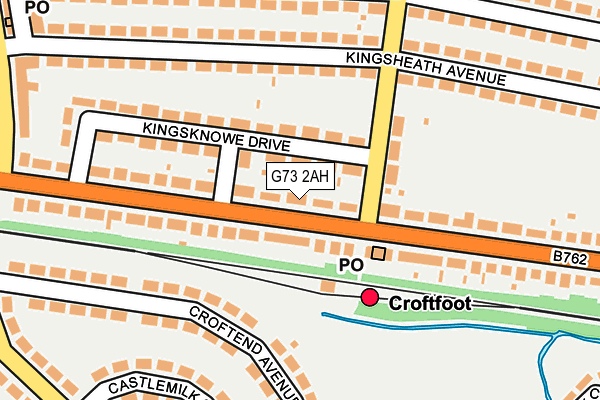 G73 2AH map - OS OpenMap – Local (Ordnance Survey) G73 2AH map - OS OpenMap – Local (Ordnance Survey)