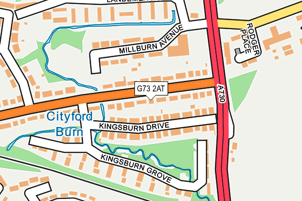 G73 2AT map - OS OpenMap – Local (Ordnance Survey) G73 2AT map - OS OpenMap – Local (Ordnance Survey)
