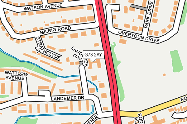 G73 2AY map - OS OpenMap – Local (Ordnance Survey) G73 2AY map - OS OpenMap – Local (Ordnance Survey)