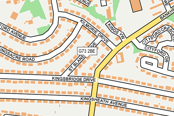 G73 2BE map - OS OpenMap – Local (Ordnance Survey) G73 2BE map - OS OpenMap – Local (Ordnance Survey)