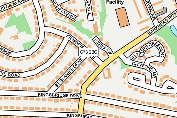 G73 2BG map - OS OpenMap – Local (Ordnance Survey) G73 2BG map - OS OpenMap – Local (Ordnance Survey)
