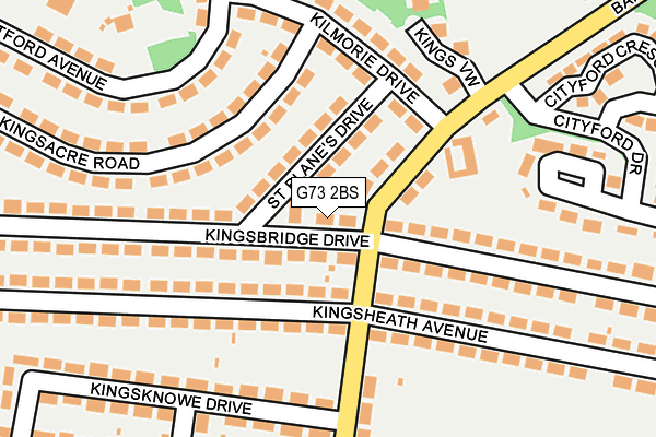 G73 2BS map - OS OpenMap – Local (Ordnance Survey) G73 2BS map - OS OpenMap – Local (Ordnance Survey)