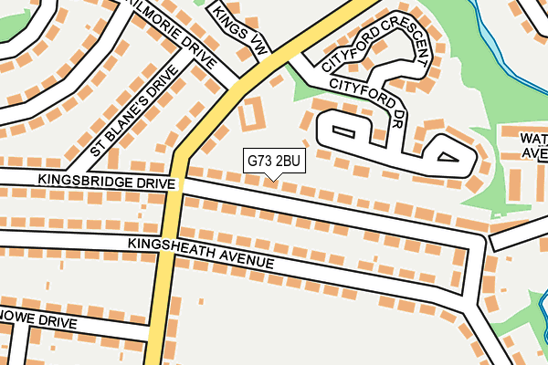 G73 2BU map - OS OpenMap – Local (Ordnance Survey) G73 2BU map - OS OpenMap – Local (Ordnance Survey)