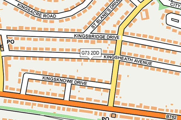 G73 2DD map - OS OpenMap – Local (Ordnance Survey) G73 2DD map - OS OpenMap – Local (Ordnance Survey)
