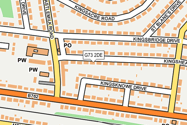 G73 2DE map - OS OpenMap – Local (Ordnance Survey) G73 2DE map - OS OpenMap – Local (Ordnance Survey)