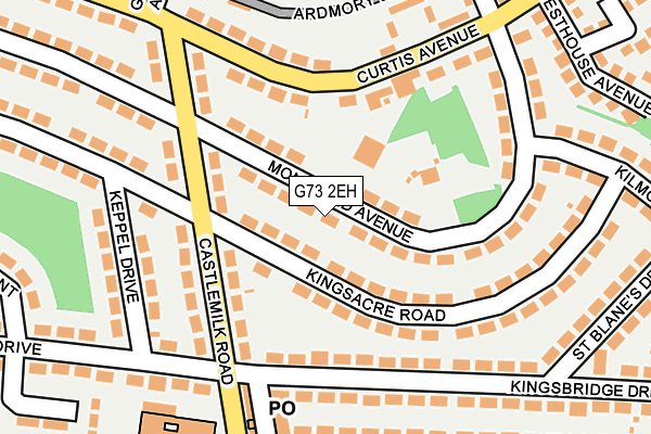 G73 2EH map - OS OpenMap – Local (Ordnance Survey) G73 2EH map - OS OpenMap – Local (Ordnance Survey)