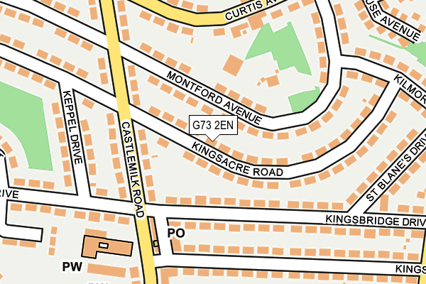 G73 2EN map - OS OpenMap – Local (Ordnance Survey) G73 2EN map - OS OpenMap – Local (Ordnance Survey)