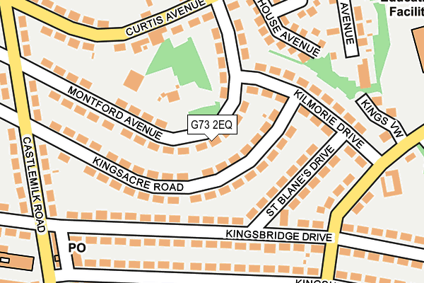 G73 2EQ map - OS OpenMap – Local (Ordnance Survey) G73 2EQ map - OS OpenMap – Local (Ordnance Survey)