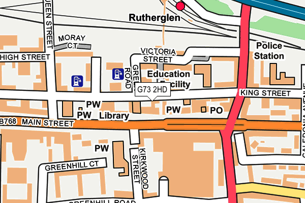 G73 2HD map - OS OpenMap – Local (Ordnance Survey) G73 2HD map - OS OpenMap – Local (Ordnance Survey)