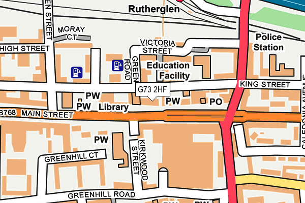 G73 2HF map - OS OpenMap – Local (Ordnance Survey) G73 2HF map - OS OpenMap – Local (Ordnance Survey)