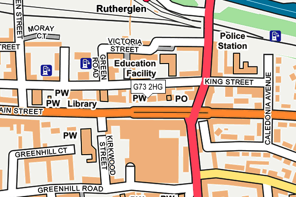 G73 2HG map - OS OpenMap – Local (Ordnance Survey) G73 2HG map - OS OpenMap – Local (Ordnance Survey)