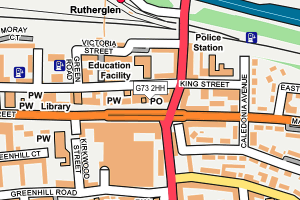 G73 2HH map - OS OpenMap – Local (Ordnance Survey) G73 2HH map - OS OpenMap – Local (Ordnance Survey)