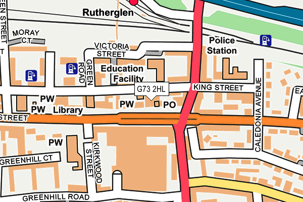G73 2HL map - OS OpenMap – Local (Ordnance Survey) G73 2HL map - OS OpenMap – Local (Ordnance Survey)