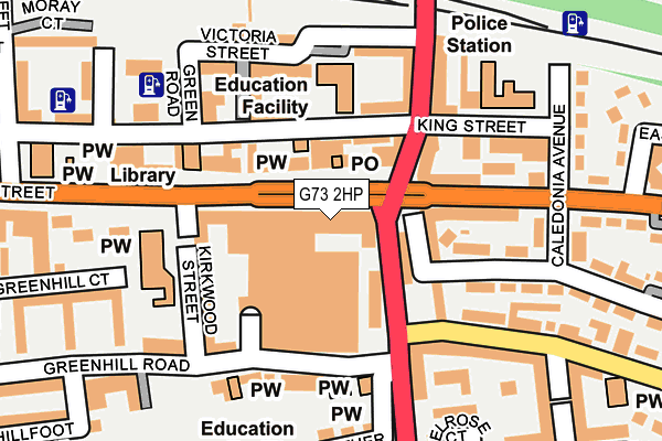 G73 2HP map - OS OpenMap – Local (Ordnance Survey) G73 2HP map - OS OpenMap – Local (Ordnance Survey)