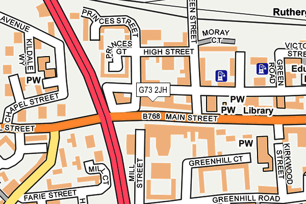 G73 2JH map - OS OpenMap – Local (Ordnance Survey) G73 2JH map - OS OpenMap – Local (Ordnance Survey)