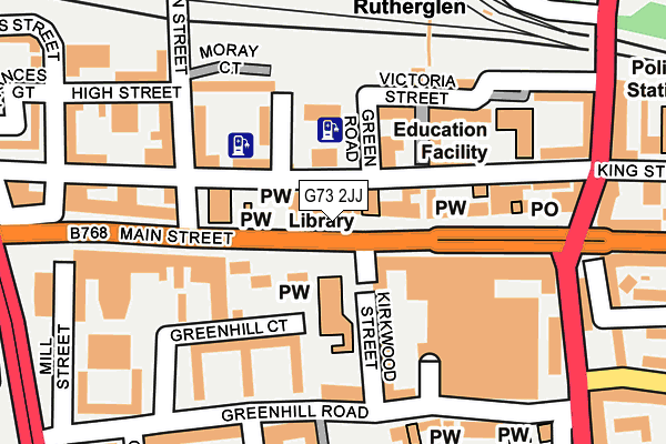 G73 2JJ map - OS OpenMap – Local (Ordnance Survey) G73 2JJ map - OS OpenMap – Local (Ordnance Survey)