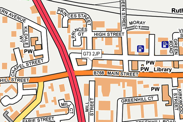 G73 2JP map - OS OpenMap – Local (Ordnance Survey) G73 2JP map - OS OpenMap – Local (Ordnance Survey)